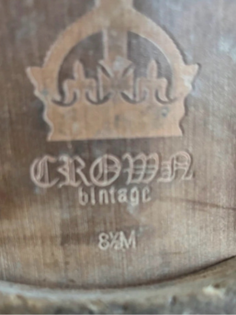 crown vintage brown suede buckle boots - Picture 10 of 10